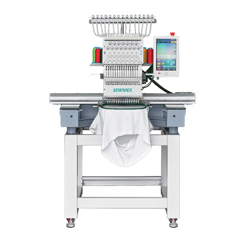 SMX-1201L SEWMEX One Head 12 Needle Embroidery Machine (EMB Area: 800 x 500mm)