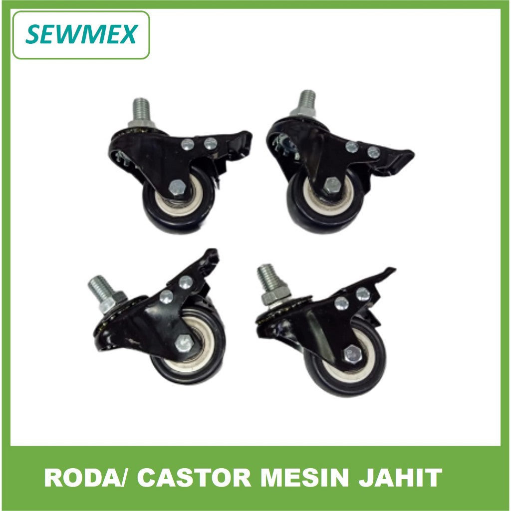 š„Ready stockš„Roda Kaki Mesin Jahit/ Roda Mesin/ Castor Wheel Sewing Machine