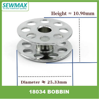 18034 bobbin for walking foot machine / Sekuci untuk mesin jahit kulit