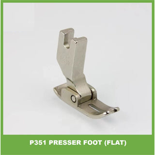 P351 Flat and round presser foot for lockstitch machine / tapak untuk mesin lurus