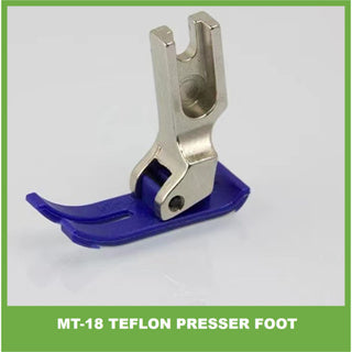 MT-18 Teflon quick change Presser foot for lockstitch machine / Tapak untuk mesin jahit lurus