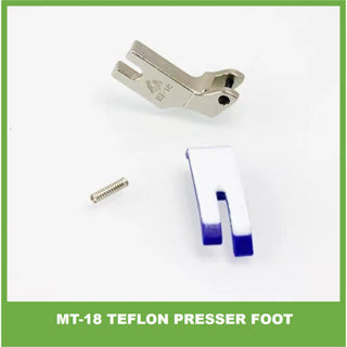 MT-18 Teflon quick change Presser foot for lockstitch machine / Tapak untuk mesin jahit lurus