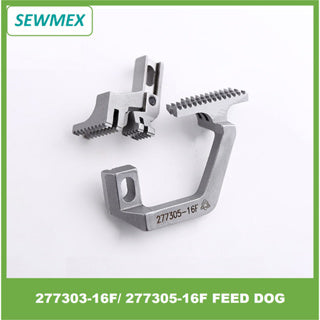 277303-16F/ 277305-16F Feed Dog for Pegasus EX5204-02/233K Overlock Sewing Machine High Quality