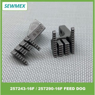 257243-16F/ 257290-16F Feed Dog set Pegasus W1600, W664 Sewing Machine Spare Part/ Gigi untuk Mesin Jahit