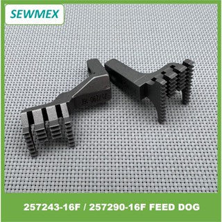 257243-16F/ 257290-16F Feed Dog set Pegasus W1600, W664 Sewing Machine Spare Part/ Gigi untuk Mesin Jahit