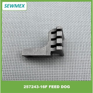 257243-16F/ 257290-16F Feed Dog set Pegasus W1600, W664 Sewing Machine Spare Part/ Gigi untuk Mesin Jahit