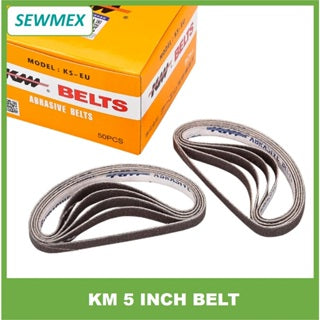 Tali Asah Mesin Potong Kain/ 5" KM Belt/ Abrasive Belt