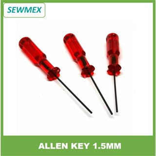 Screw Driver Allen Key Mesin Jahit Tepi Industri/ Pemutar Skru Kunci/ Alat buka Jarum