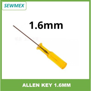 Screw Driver Allen Key Mesin Jahit Tepi Industri/ Pemutar Skru Kunci/ Alat buka Jarum