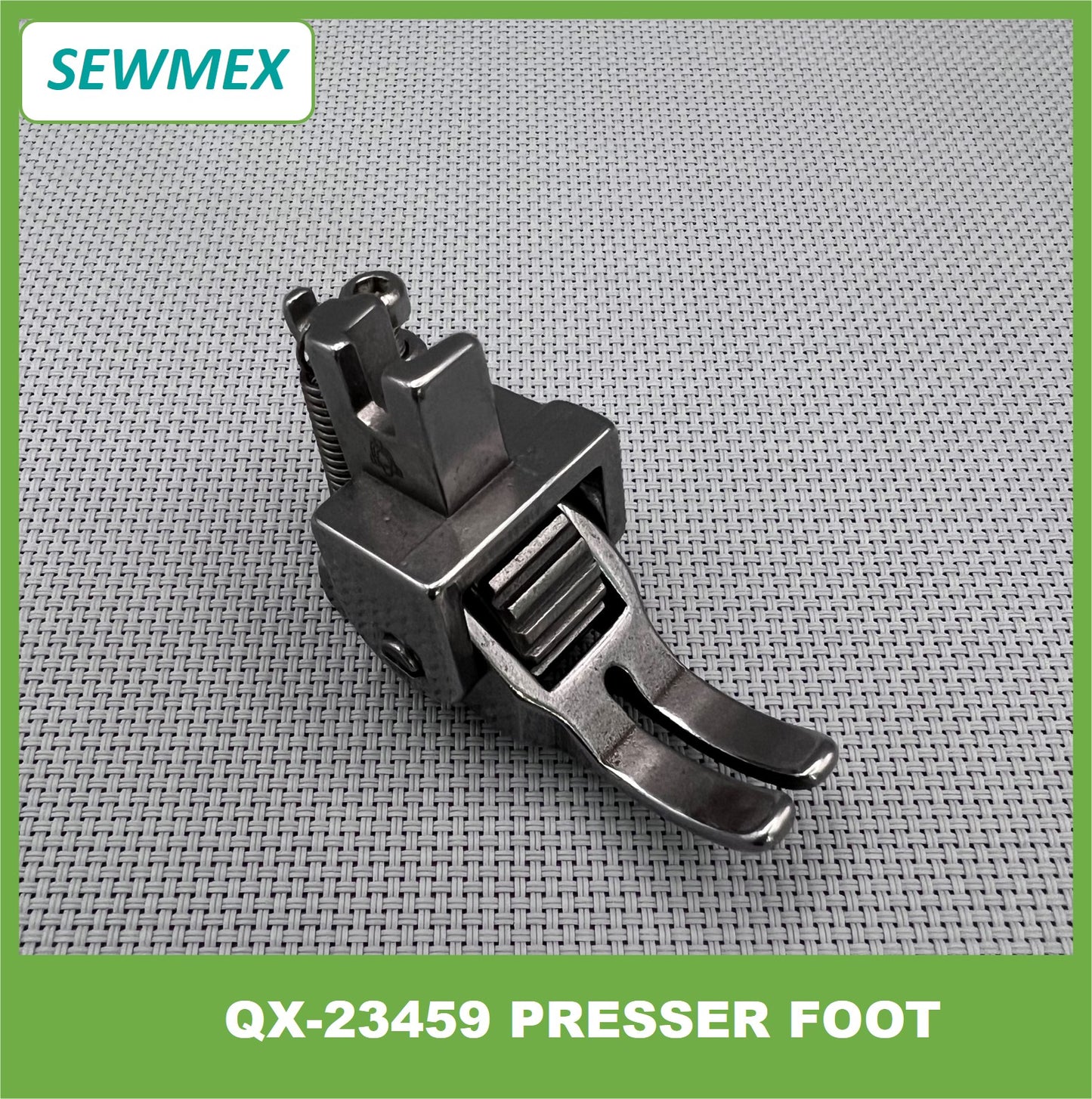 QX-23469 Presser Foot with teeth type surface metal roller