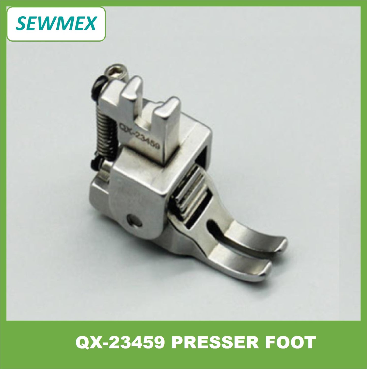 QX-23469 Presser Foot with teeth type surface metal roller