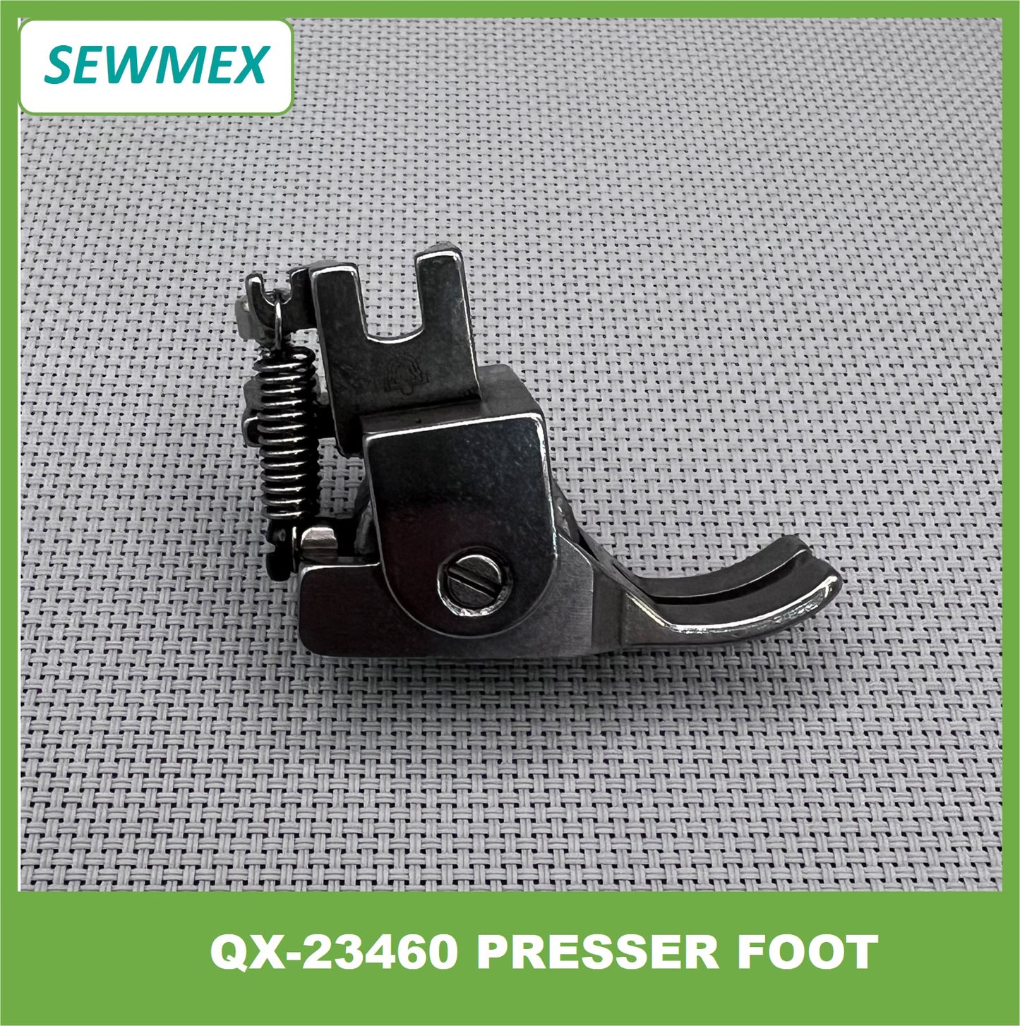 QX-23460 Presser Foot with Fine Type Surface Metal Roller