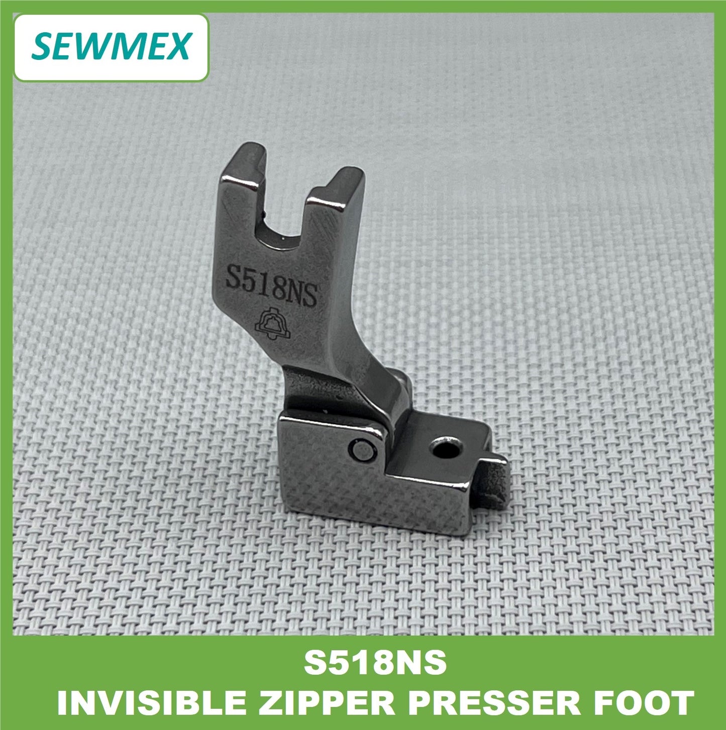 S518NS Invisible Zipper Presser Foot
