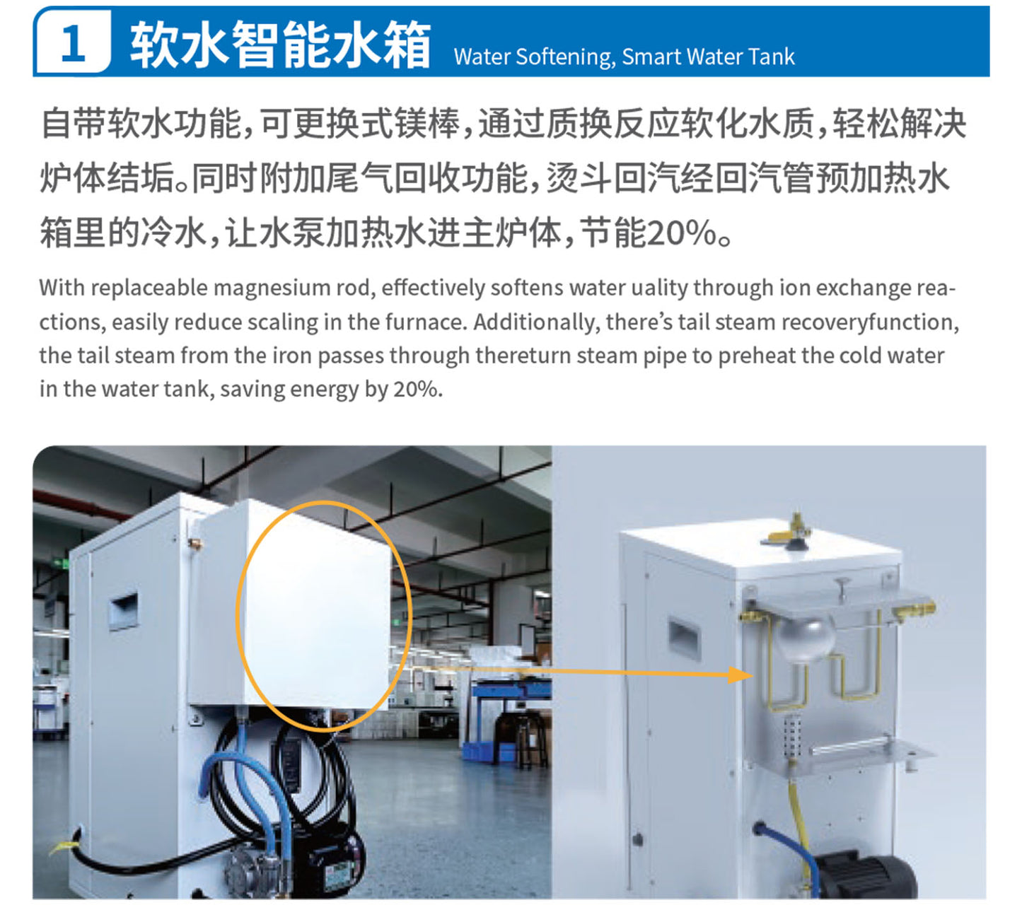 T560 Lordi Energy Saving Steam Generator With Water Softener