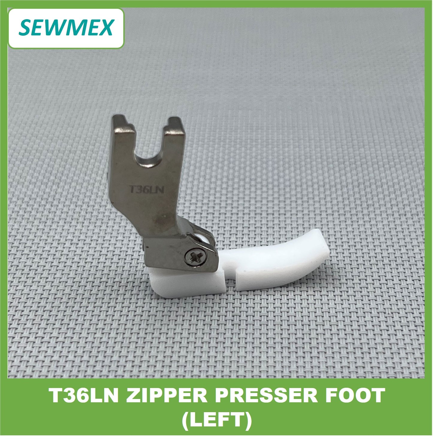 T36LN Teflon Zipper Presser Foot (Left)