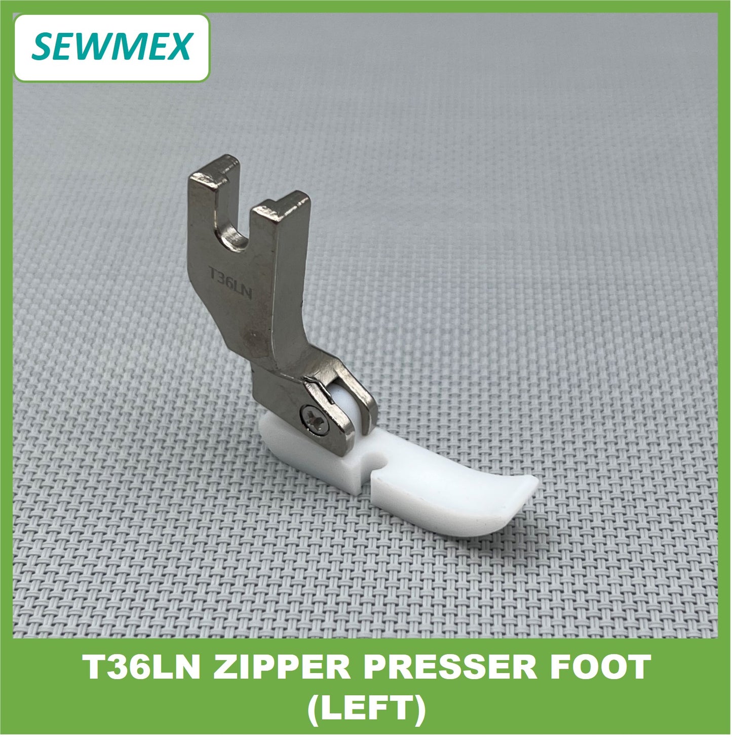 T36LN Teflon Zipper Presser Foot (Left)