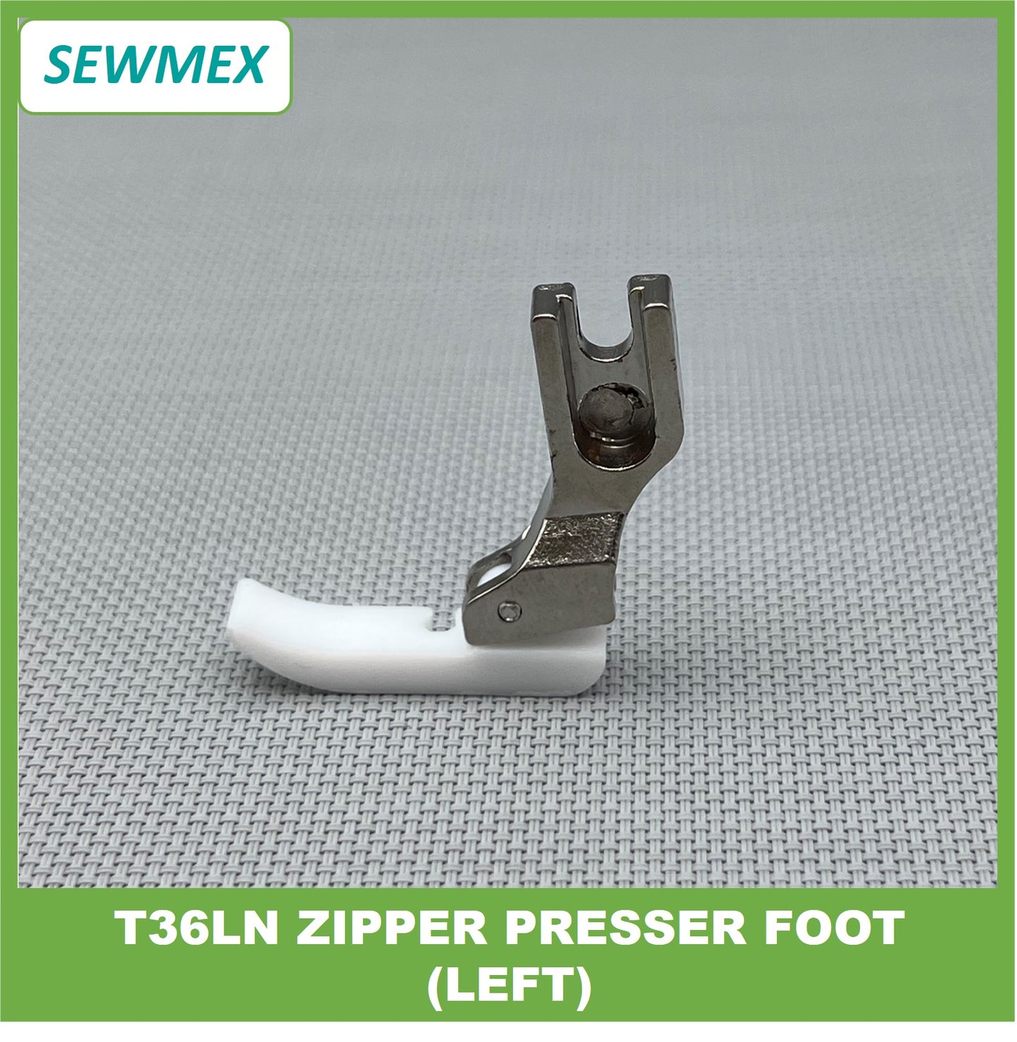T36LN Teflon Zipper Presser Foot (Left)