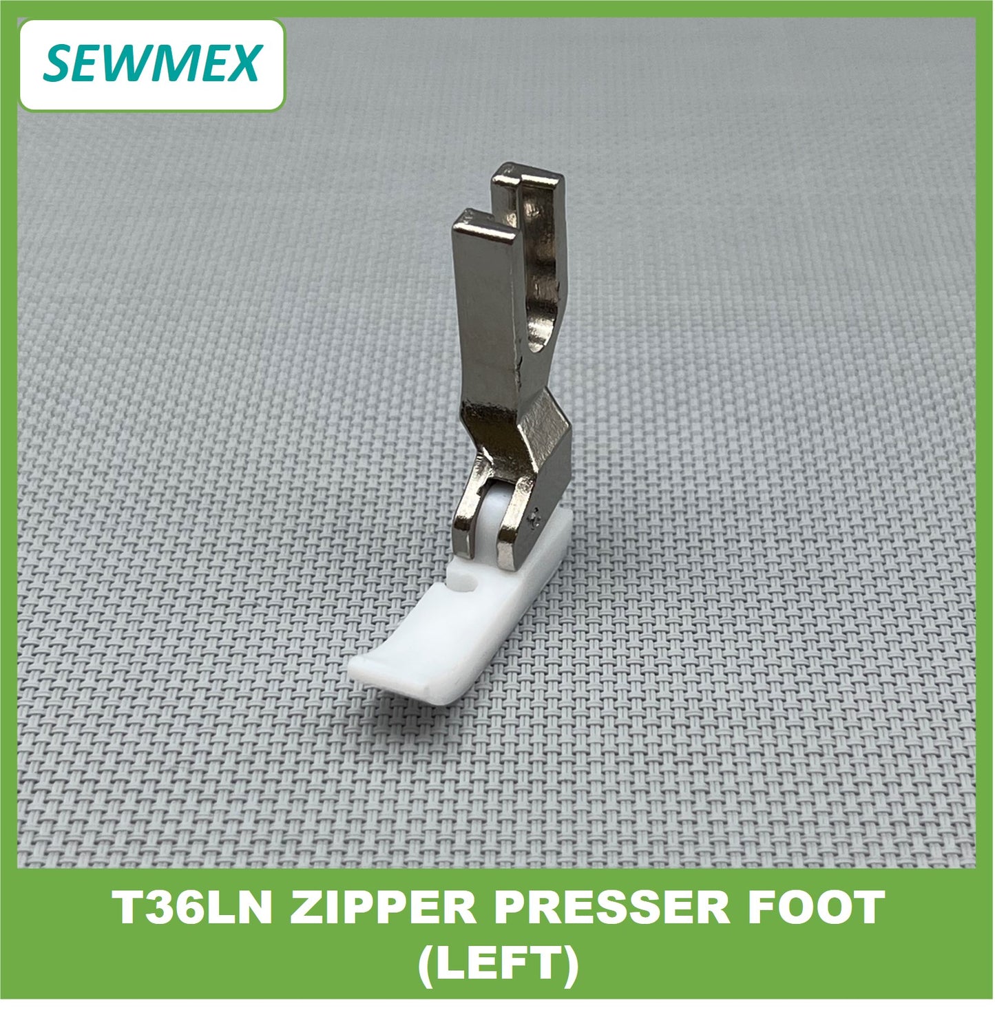 T36LN Teflon Zipper Presser Foot (Left)