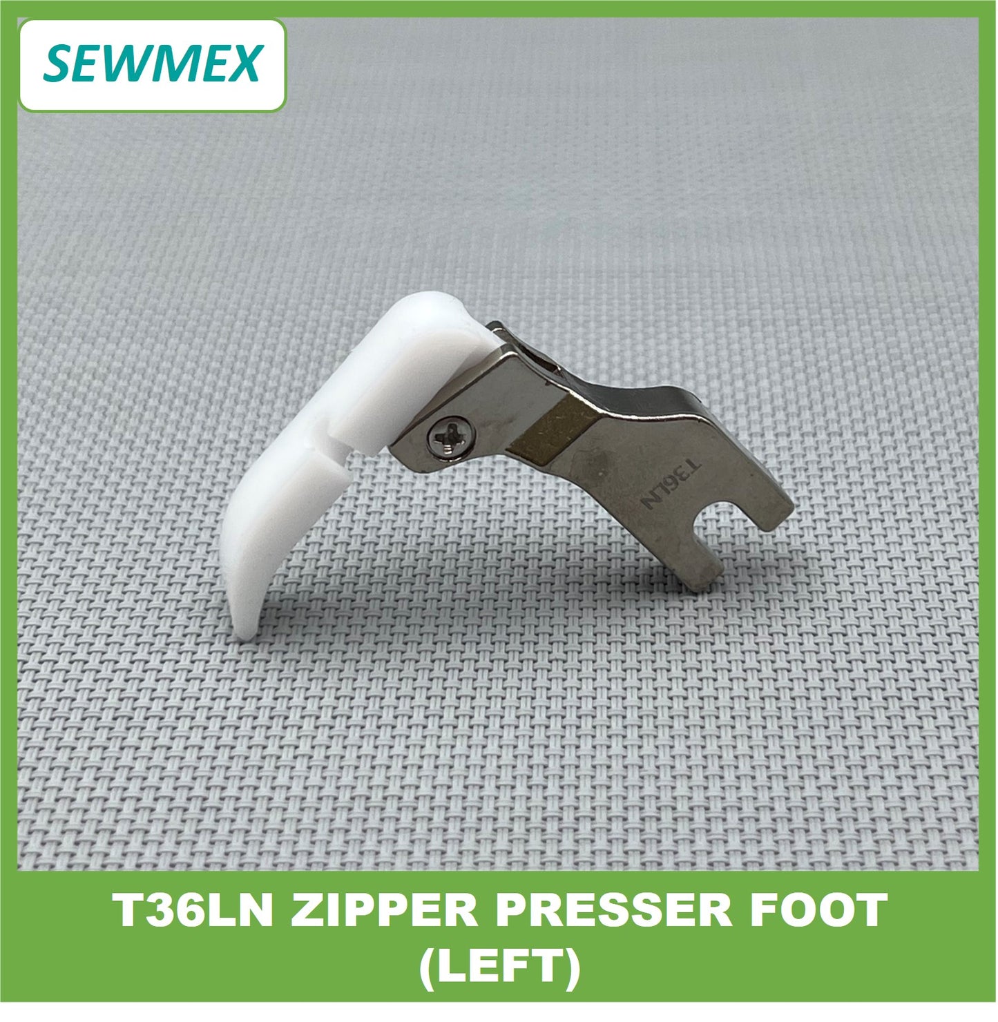 T36LN Teflon Zipper Presser Foot (Left)