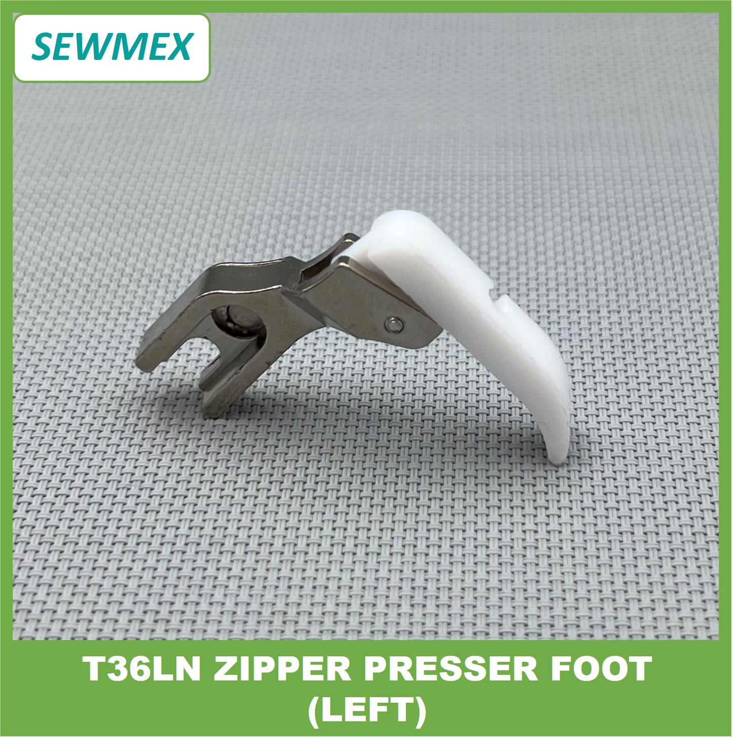 T36LN Teflon Zipper Presser Foot (Left)