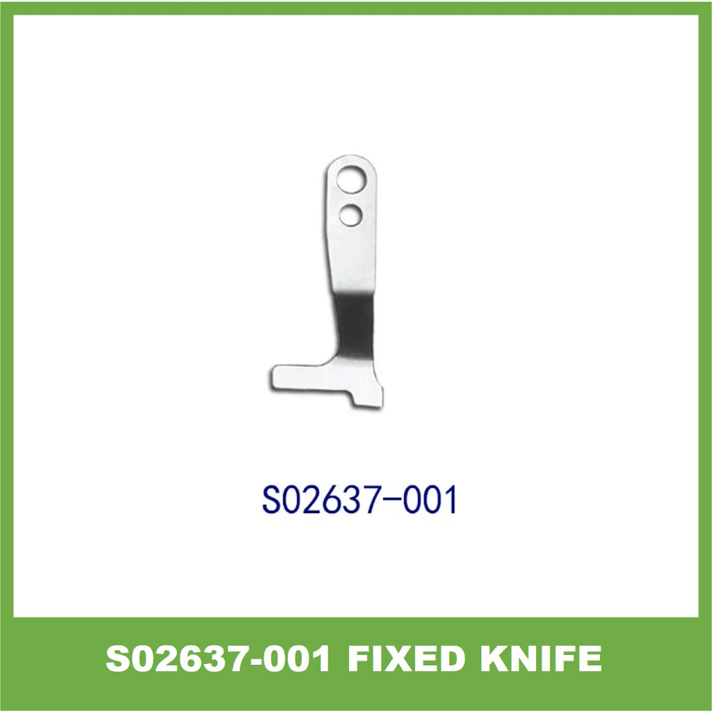 S02637-001+S02645-001 lower and movable knife for lockstitch machine/pisau untuk jahit lurus