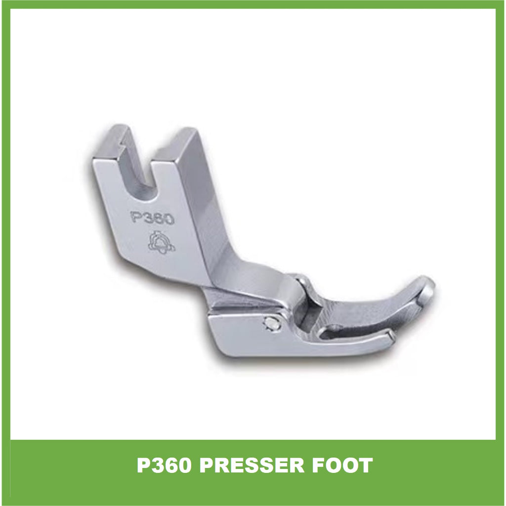 P360 & P361 Presser foot for lockstitch machine / Tapak untuk mesin jahit lurus