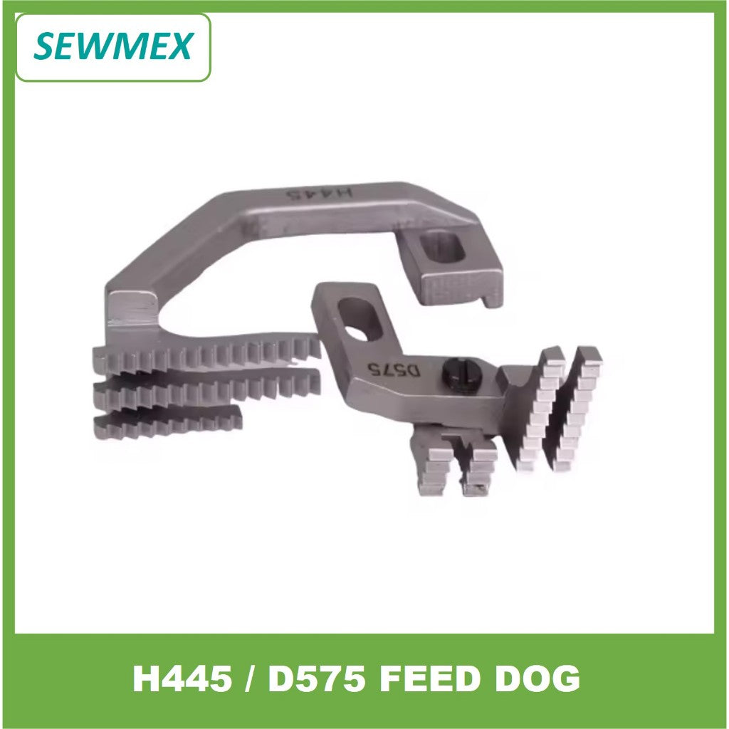 š„Ready stockš„H445/ D575 Feed Dog for Siruba 700F 4 thread Overlock Sewing Machine/ ZOJE JACK Three Four Thread