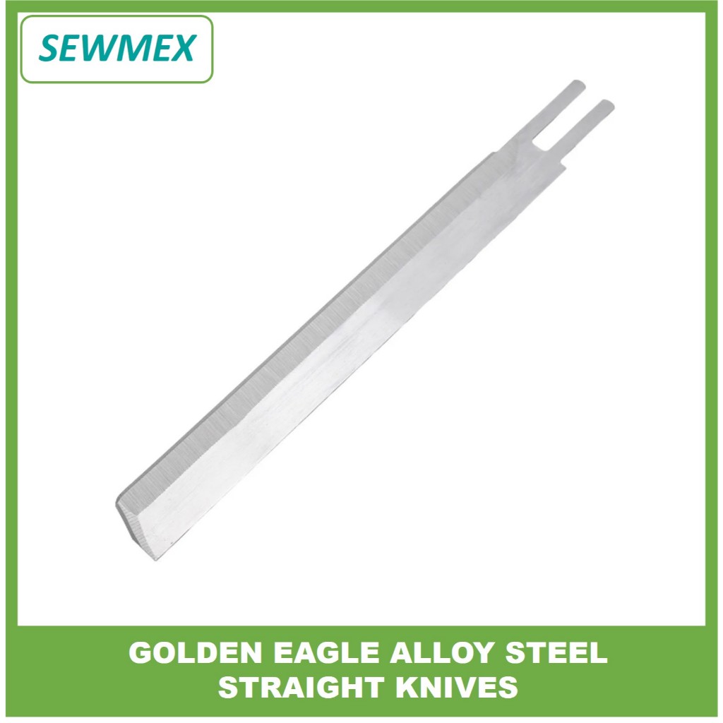 š„Ready stockš„Golden Eagle Straight Knife Authentic Cloth Cutting Machine Blade 5"/6"/8"/10" 1 Dozen (Alloy Steel)