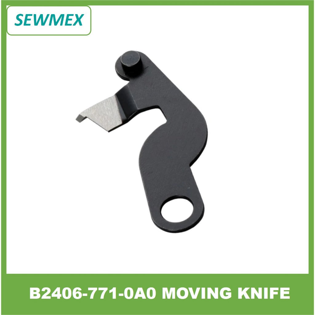 š„Ready stockš„B2406-771-0A0/ B2408-771-000-A Moving and Fixed Knife/ Thread Trimmer Blade for Juki LBH771/781 Button Hole
