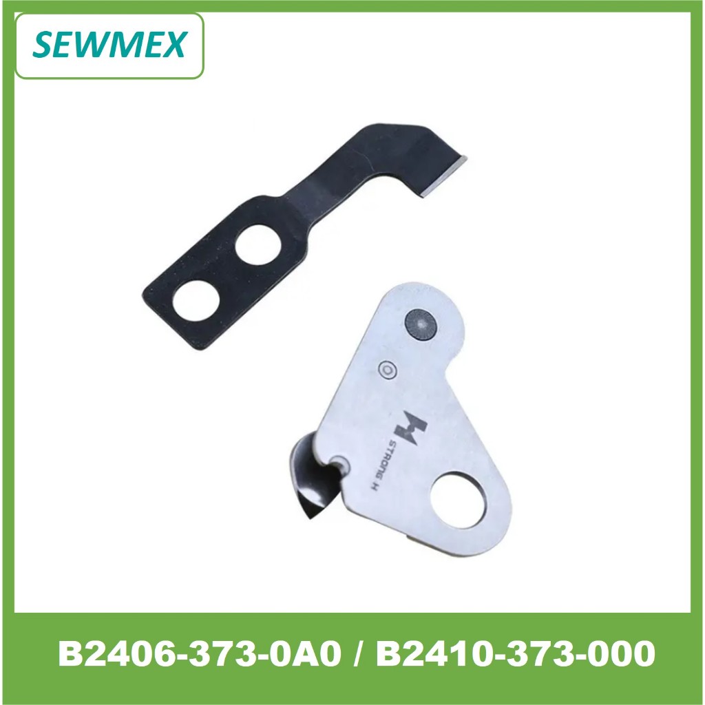 š„Ready stockš„B2406-373-0A0/ B2410-373-000 Movable and Fixed Knife for Juki MB-377/ MB-372/ MB-373 button sewing machine