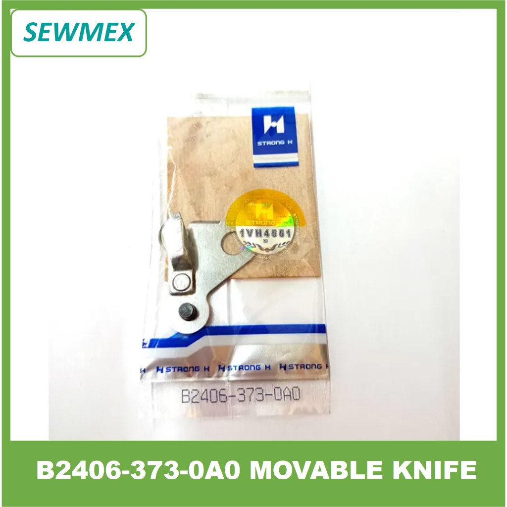 š„Ready stockš„B2406-373-0A0/ B2410-373-000 Movable and Fixed Knife for Juki MB-377/ MB-372/ MB-373 button sewing machine