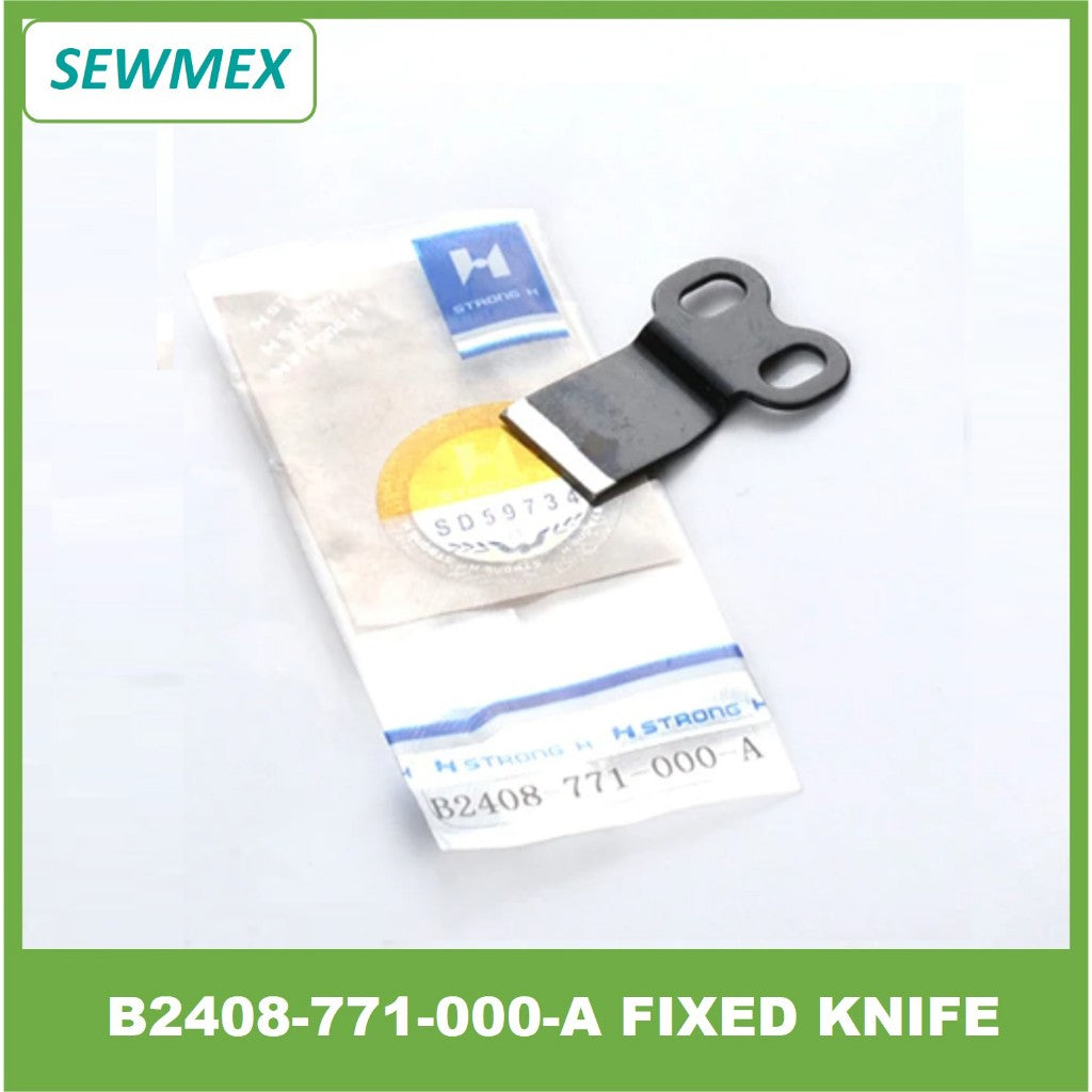 š„Ready stockš„B2406-771-0A0/ B2408-771-000-A Moving and Fixed Knife/ Thread Trimmer Blade for Juki LBH771/781 Button Hole