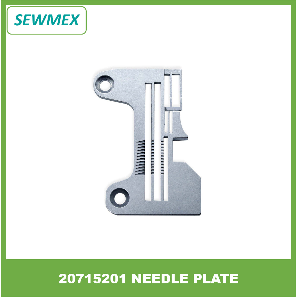 20715201 Needle Plate long 2x4 for Jack jk-798 4 Thread Overlock Sewing Machine Spare Part.