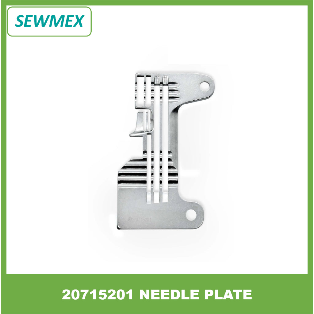 20715201 Needle Plate long 2x4 for Jack jk-798 4 Thread Overlock Sewing Machine Spare Part.