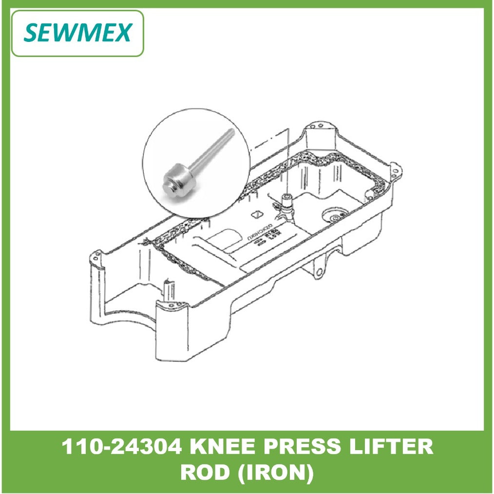 š„Ready stockš„110-24304 Knee Press Lifter Rod (Iron) untuk Mesin Jahit Industri/ Tiang Batang Dalam Takung Minyak