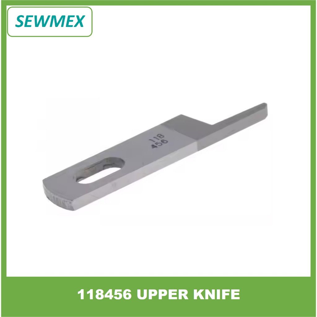 š„Ready stockš„118456 + 118460 Upper and lower Knife for Overlock Sewing Machine JUKI MO-2414/ Pisau untuk mesin jahit tep