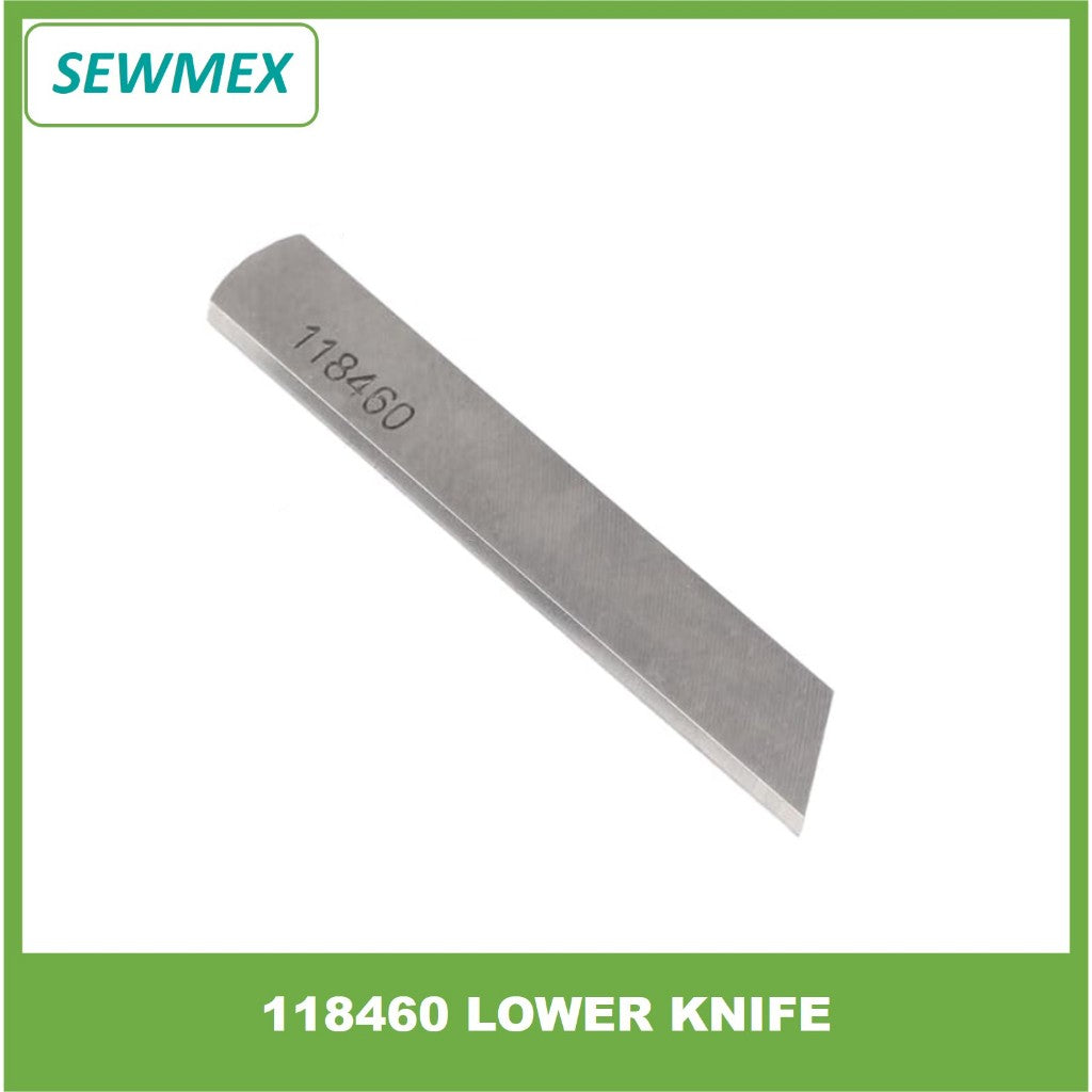 š„Ready stockš„118456 + 118460 Upper and lower Knife for Overlock Sewing Machine JUKI MO-2414/ Pisau untuk mesin jahit tep