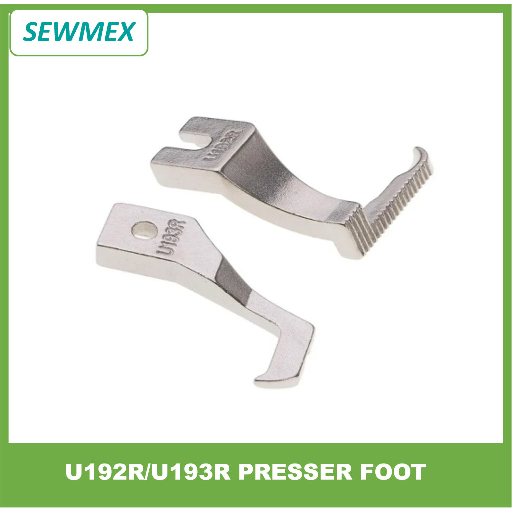 š„Ready stockš„U192R+U193R Set Tapak Zip untuk mesin jahit walking foot (Jahit Canvas)