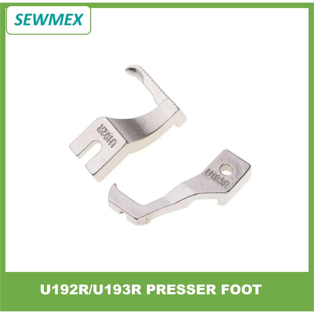 š„Ready stockš„U192R+U193R Set Tapak Zip untuk mesin jahit walking foot (Jahit Canvas)