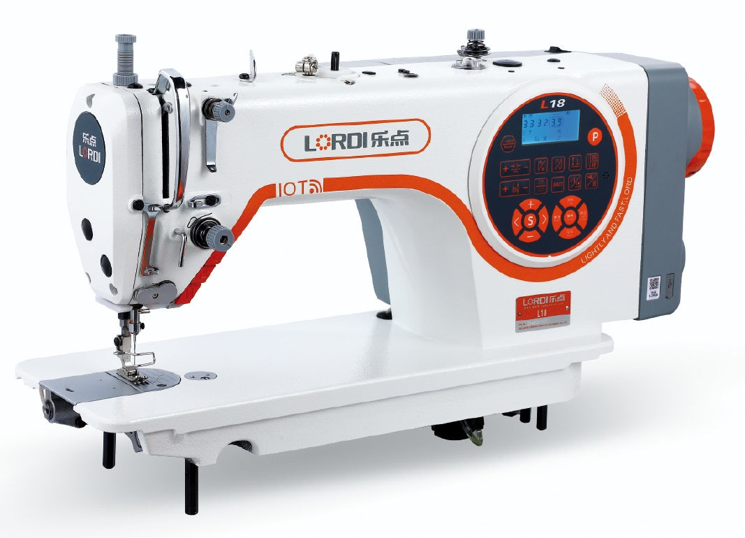 L18 Lordi Computerized Lockstitch Machine with Sewing Mode Adjustable Button