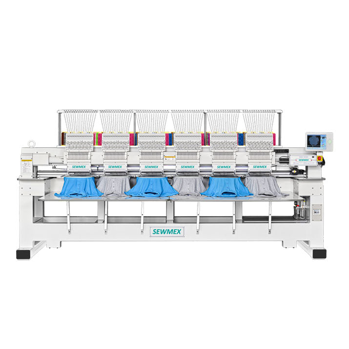 SEWMEX 6 Head 12 Needles Embroidery Machine