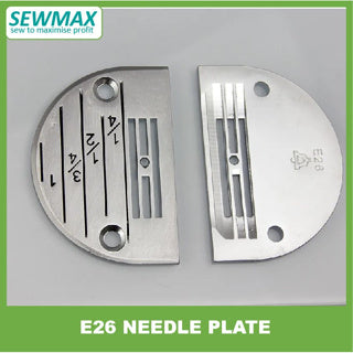 E18 / E20 / E22 needle plate for lockstitch machine / Untuk mesin jahit lurus