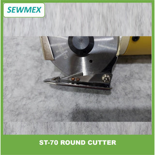 Mesin Potong Kain / Round Knife Cloth Cutter Machine / 70MM