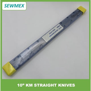 8"/ 10" KM (12 PCS) Straight Knives/ Alloy Steel for Industrial Sewing Machine/ Pisau untuk Mesin Jahit Industri