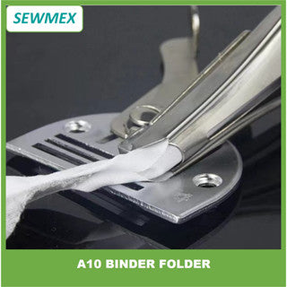 A10 Binding folder/ Binder folder for lockstitch machine / Folder lipat untuk mesin jahit lurus