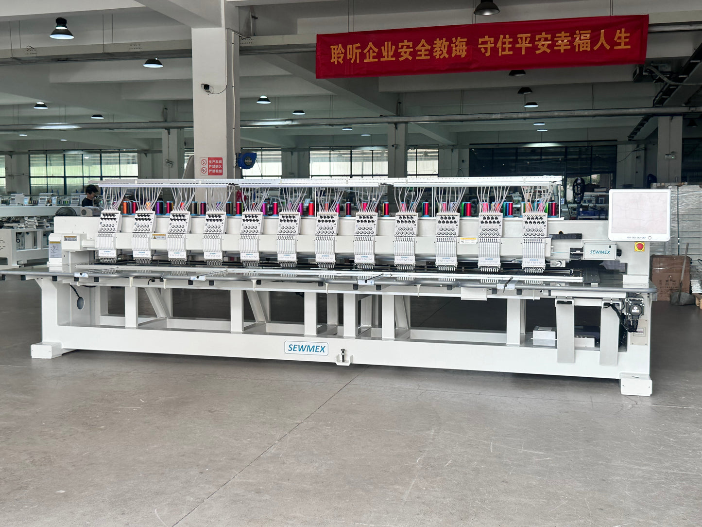 SEWMEX 12 Head 9 Needles Embroidery Machine