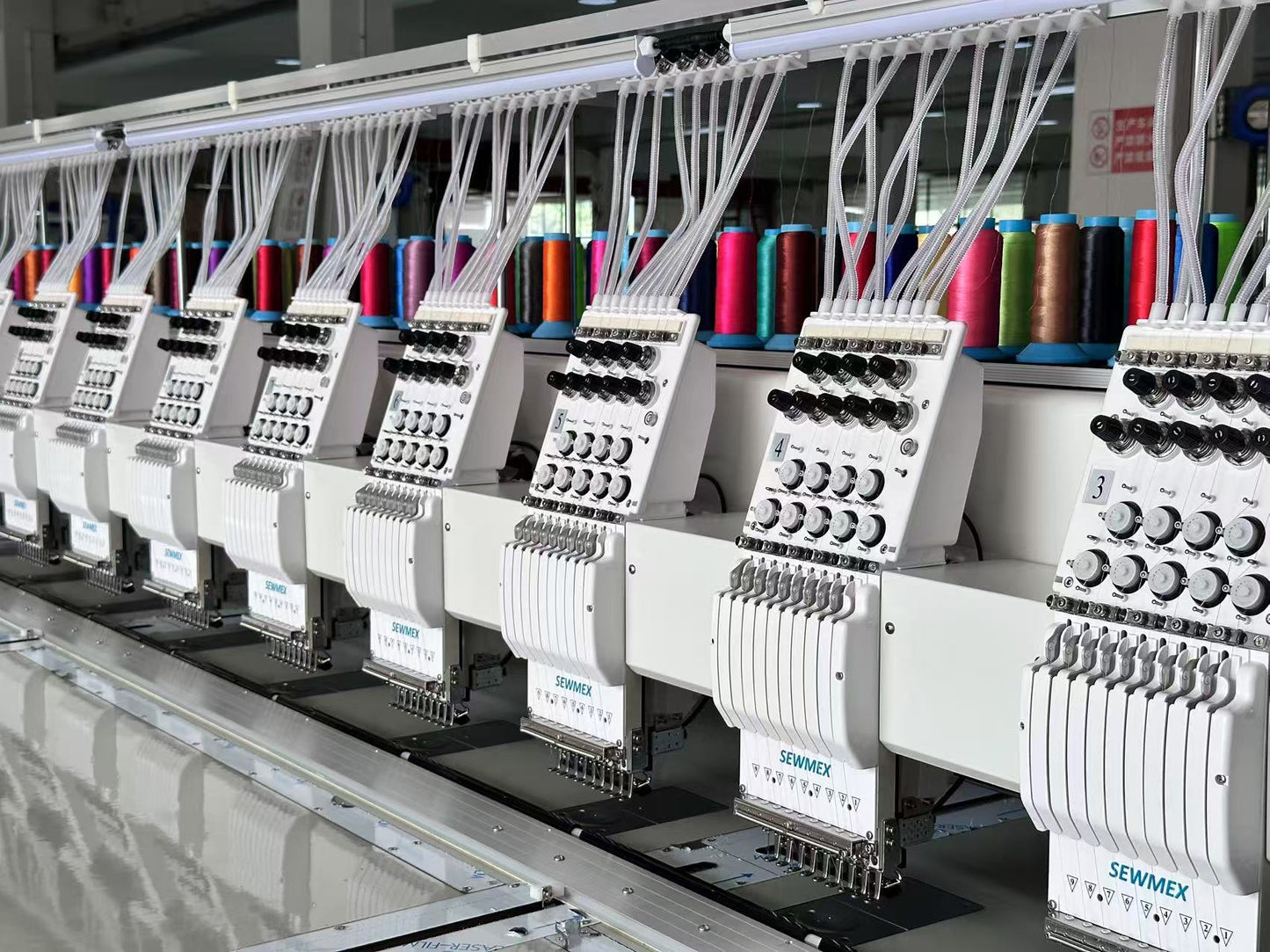 SEWMEX 12 Head 9 Needles Embroidery Machine