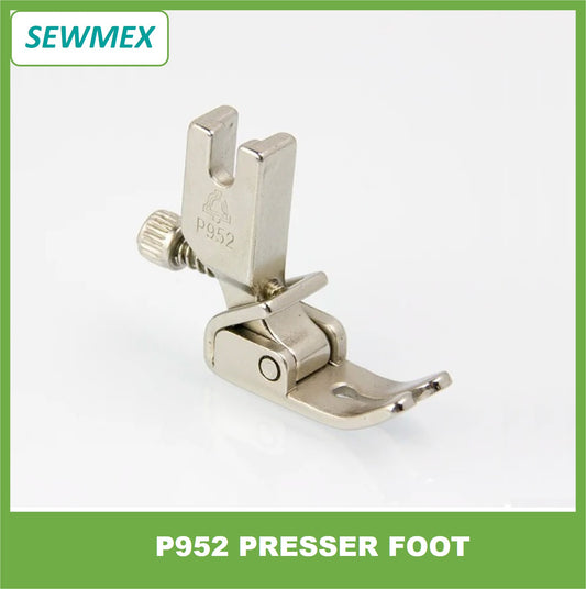 P952 Presser Foot with screw adjustable for flat wagon Steel