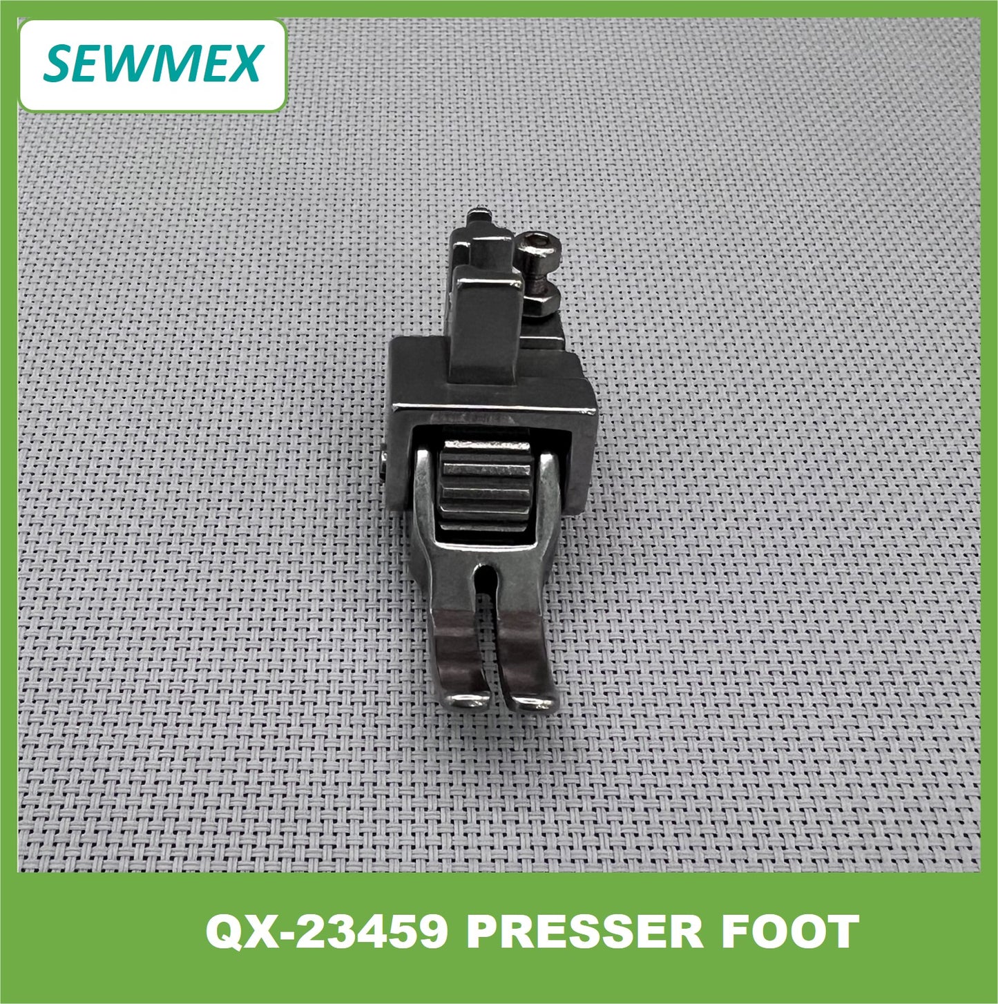 QX-23469 Presser Foot with teeth type surface metal roller