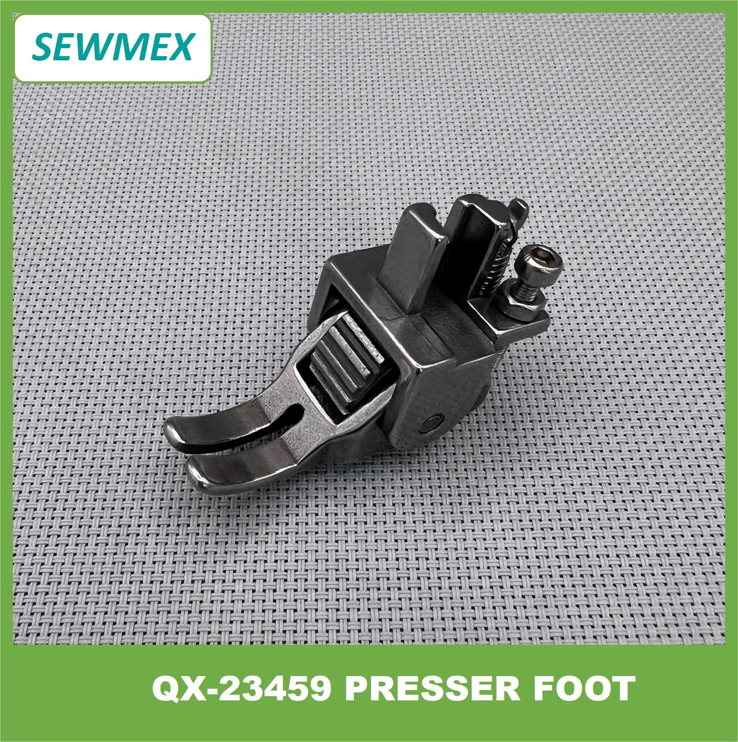 QX-23469 Presser Foot with teeth type surface metal roller